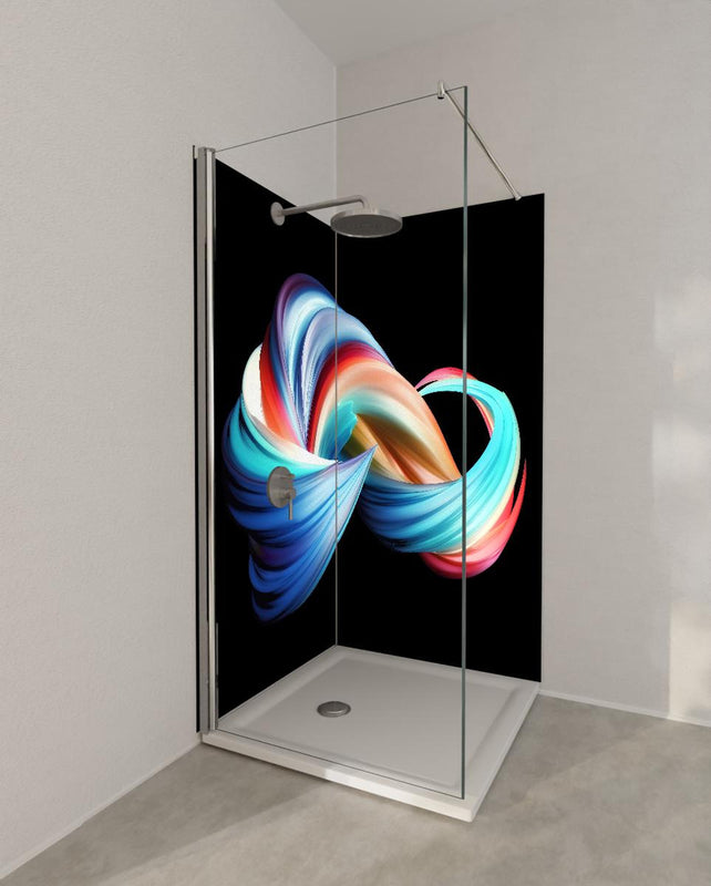 Duschrückwand - Digitale Kunst - 3D