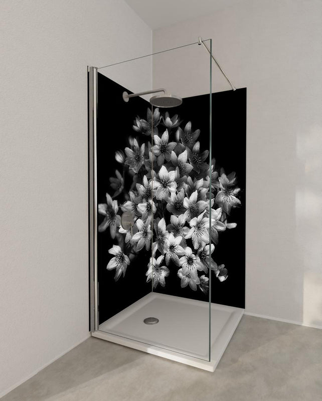 Duschrückwand - Florale Kunst - Blumenstrauß