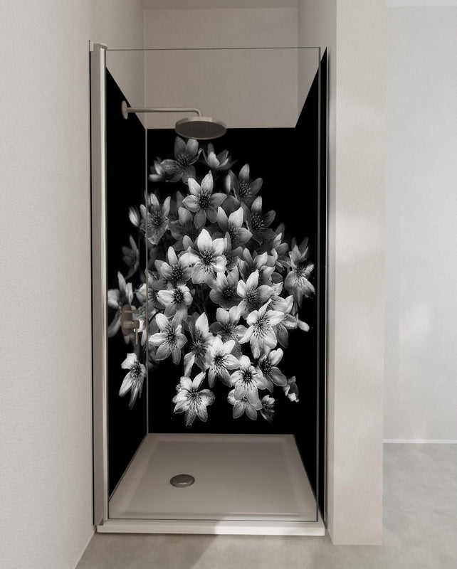 Duschrückwand - Florale Kunst - Blumenstrauß