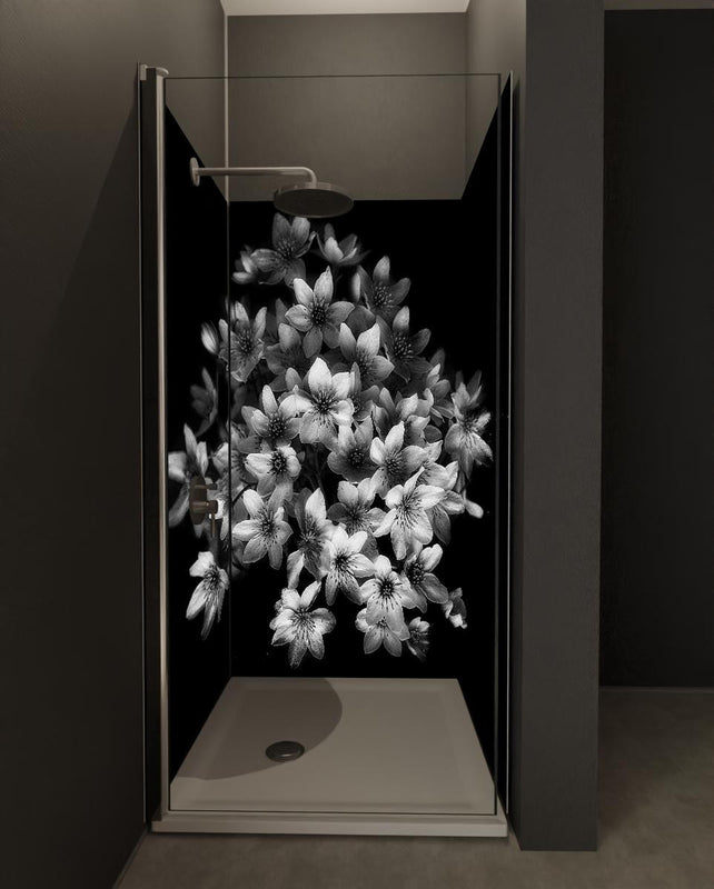 Duschrückwand - Florale Kunst - Blumenstrauß