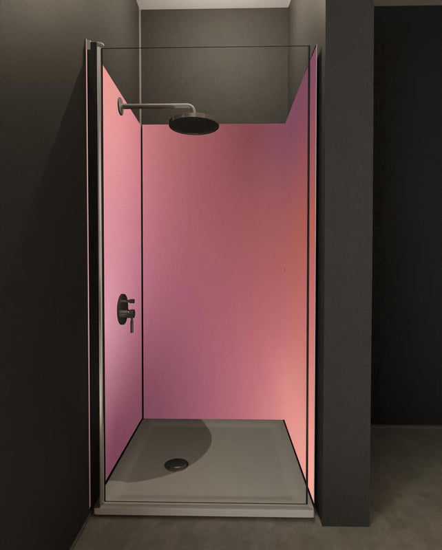 Duschrückwand - Moderne Farbe mit sanfter Textur