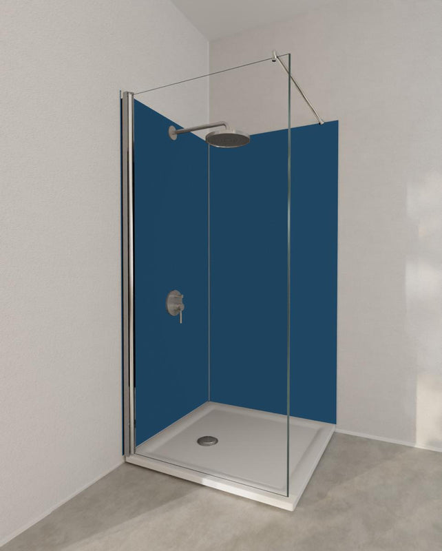 Duschrückwand - RAL 5001 (Grünblau)