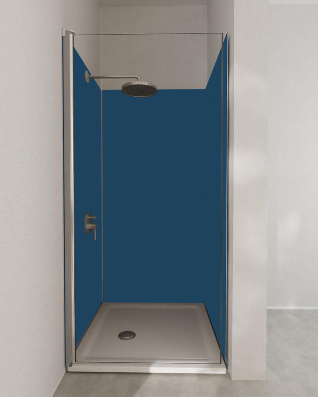 Duschrückwand - RAL 5001 (Grünblau)