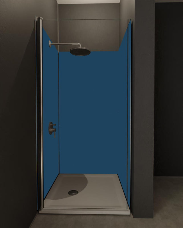 Duschrückwand - RAL 5001 (Grünblau)