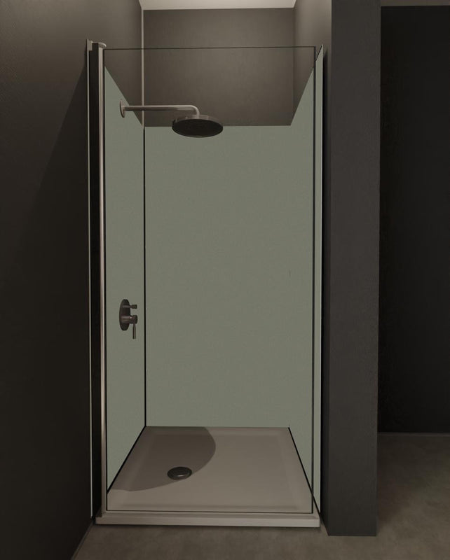 Duschrückwand - RAL 7003 (Moosgrau)