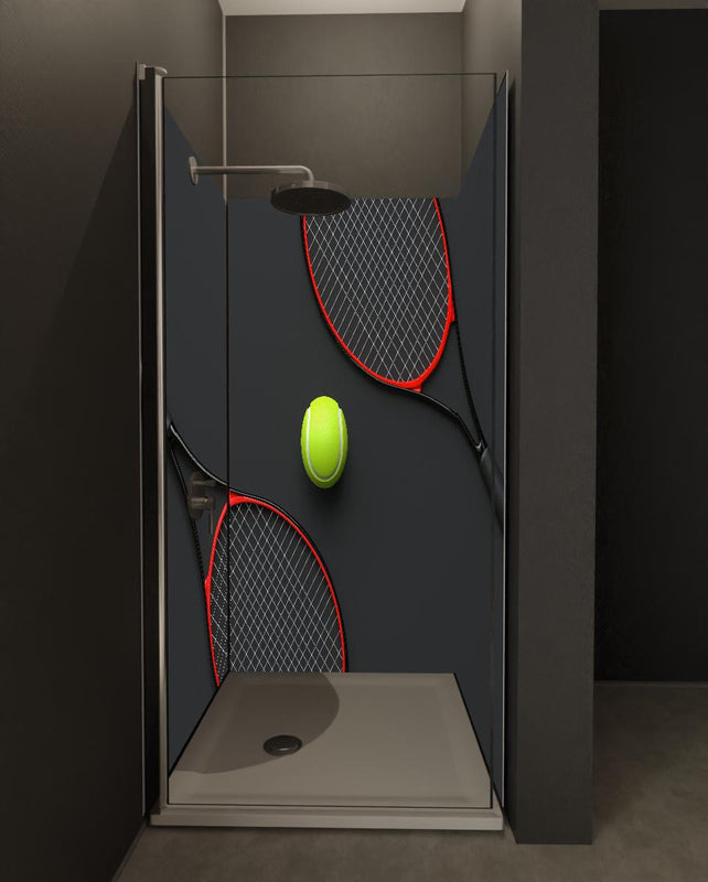 Duschrückwand - Tennis - 3D Render