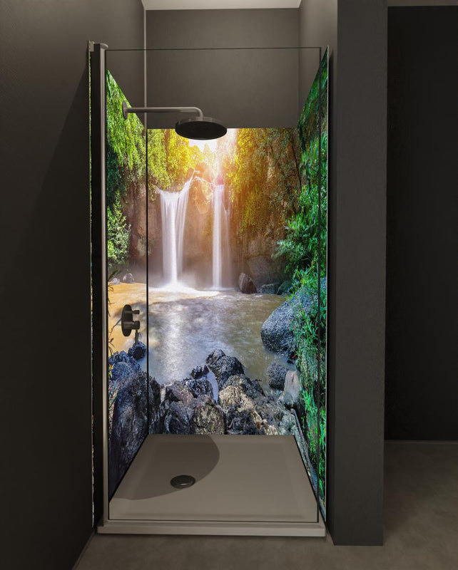 Duschrückwand - Wasserfall in Malaysia - Asien