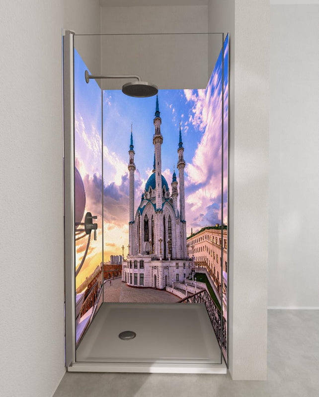 Duschrückwand - Wunderschöne Moschee - Russland