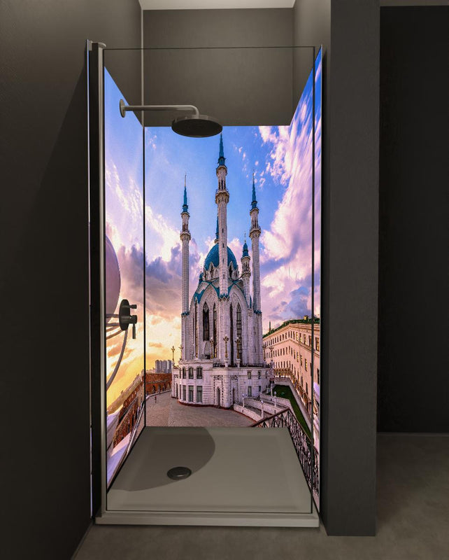 Duschrückwand - Wunderschöne Moschee - Russland