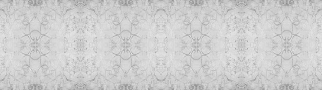 Küchenrückwand - Abgenutzte weiße Tapetenmuster