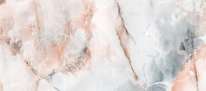 Küchenrückwand - Abstrakter Marmor mit Rot-Grauen Naturfarben