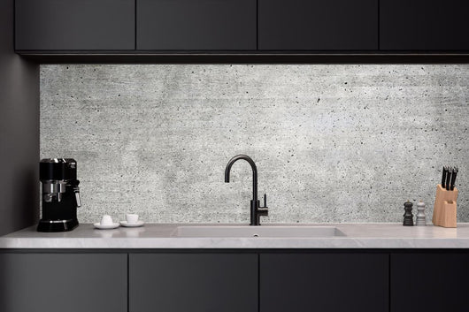 Küchenrückwand - Alter gräulicher Beton