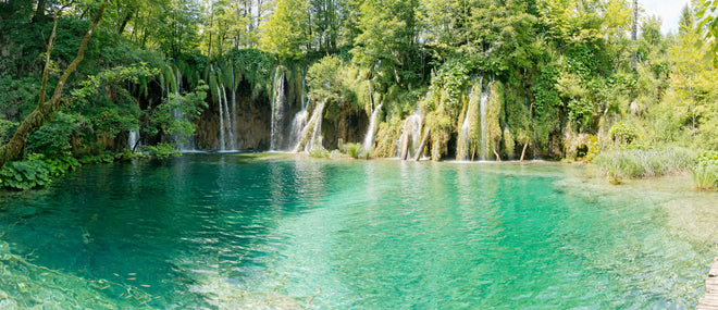 Küchenrückwand - Aussicht im Nationalpark Plitvicer Seen - Kroatien