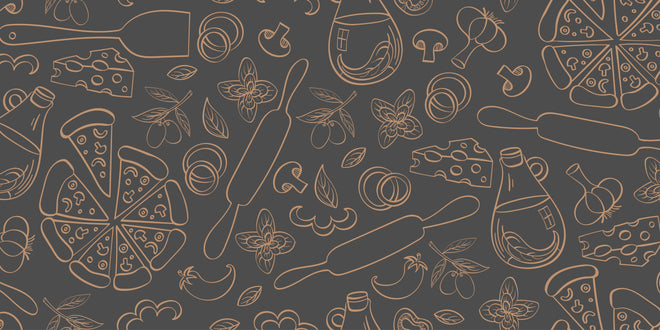 Küchenrückwand - Backen & Kochen