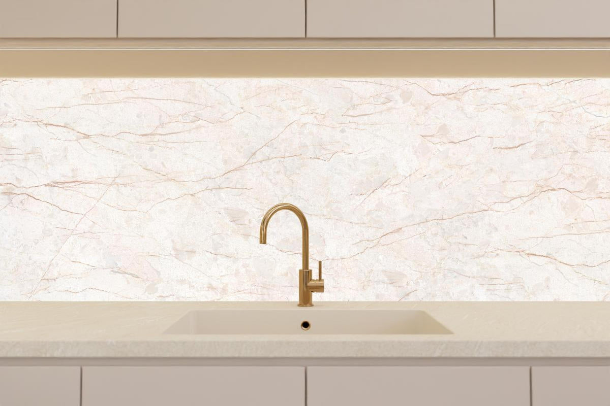 Küchenrückwand - Beige Marmor Hintergrund