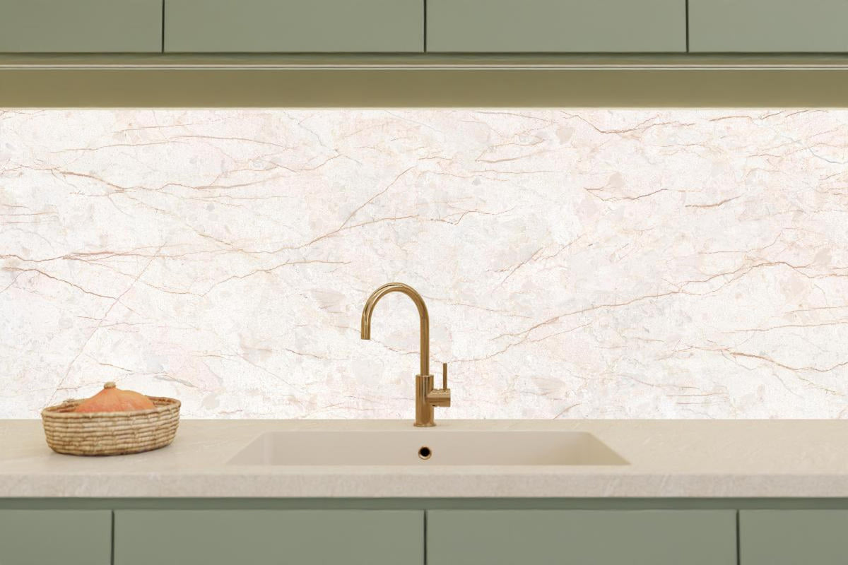 Küchenrückwand - Beige Marmor Hintergrund