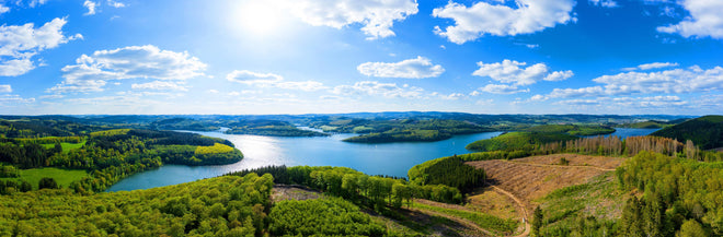 Küchenrückwand - Der Bigge See im Frühling - Deutschland