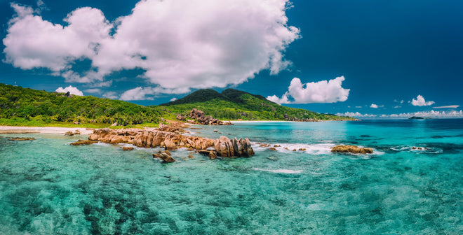 Küchenrückwand - Der Strand Grand Anse - La Digue