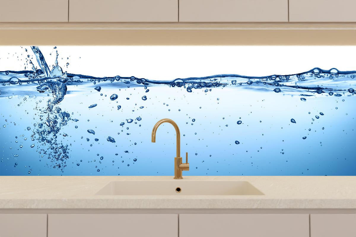 Küchenrückwand - Energie des Wassers