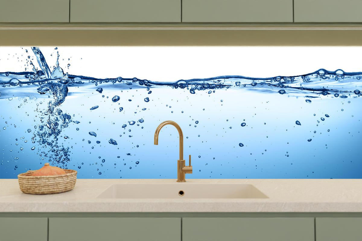 Küchenrückwand - Energie des Wassers