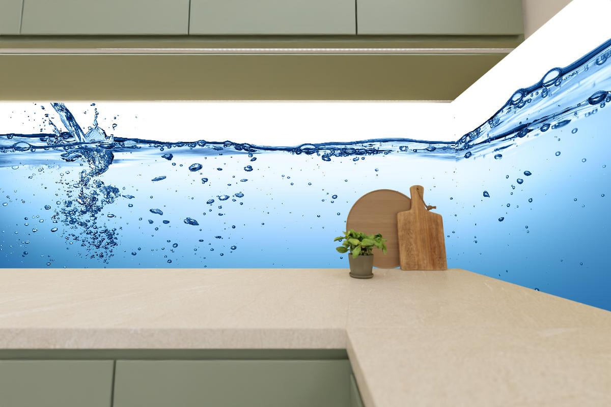 Küchenrückwand - Energie des Wassers