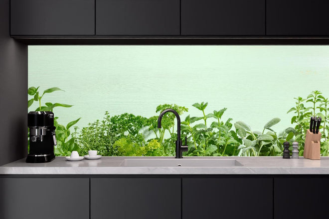 Küchenrückwand - Frische Kräuter