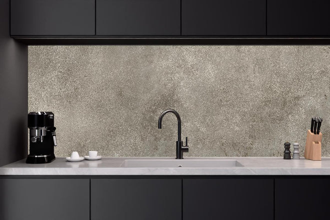 Küchenrückwand - Graue alte Kalksteinwand