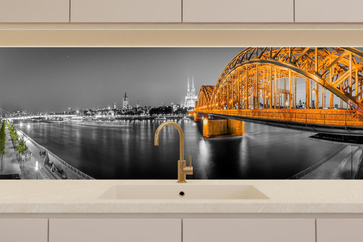 Küchenrückwand - Hohenzollernbrücke in Köln