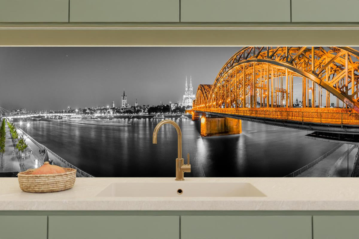 Küchenrückwand - Hohenzollernbrücke in Köln