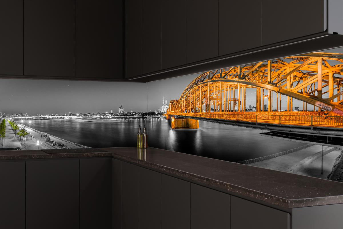 Küchenrückwand - Hohenzollernbrücke in Köln