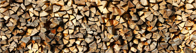 Küchenrückwand - Holzstämme