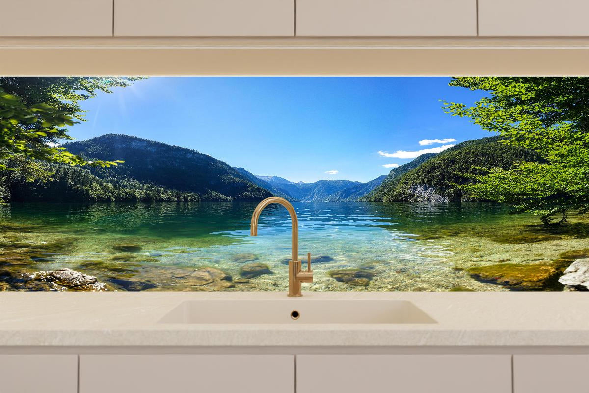 Küchenrückwand - Königsee & Berge in Alpen