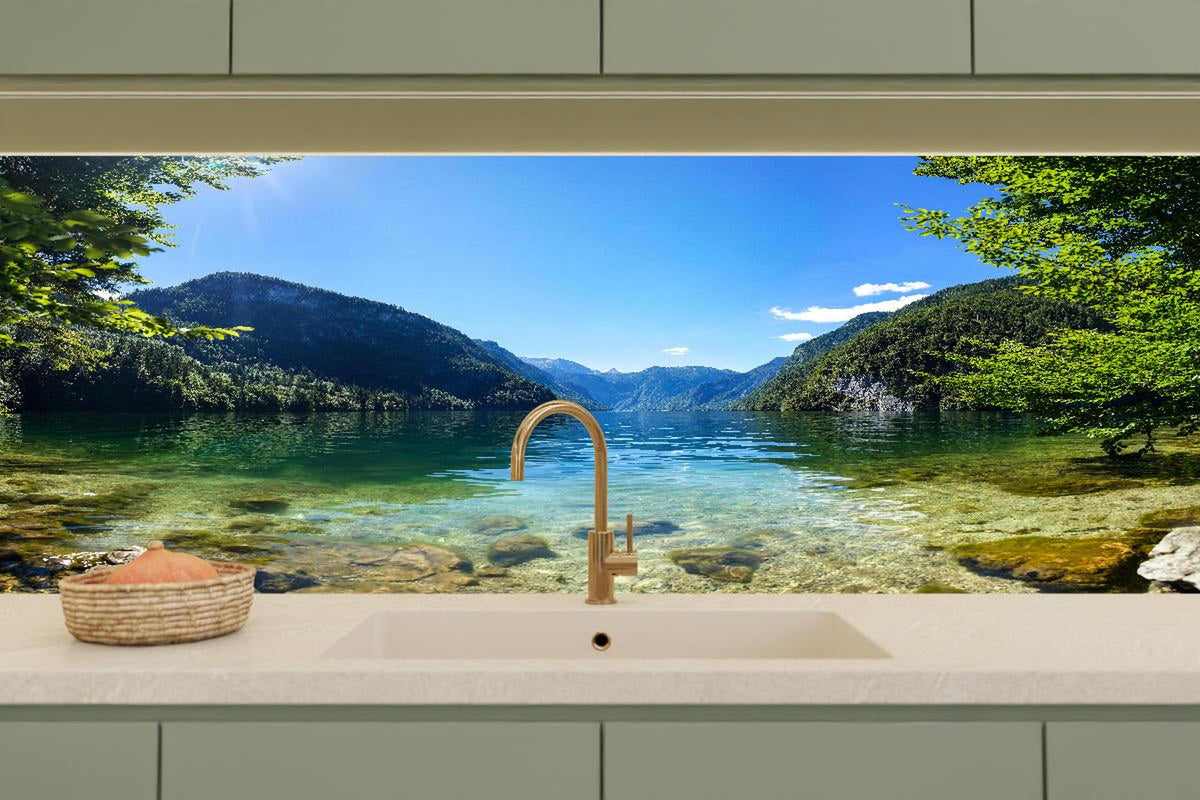 Küchenrückwand - Königsee & Berge in Alpen