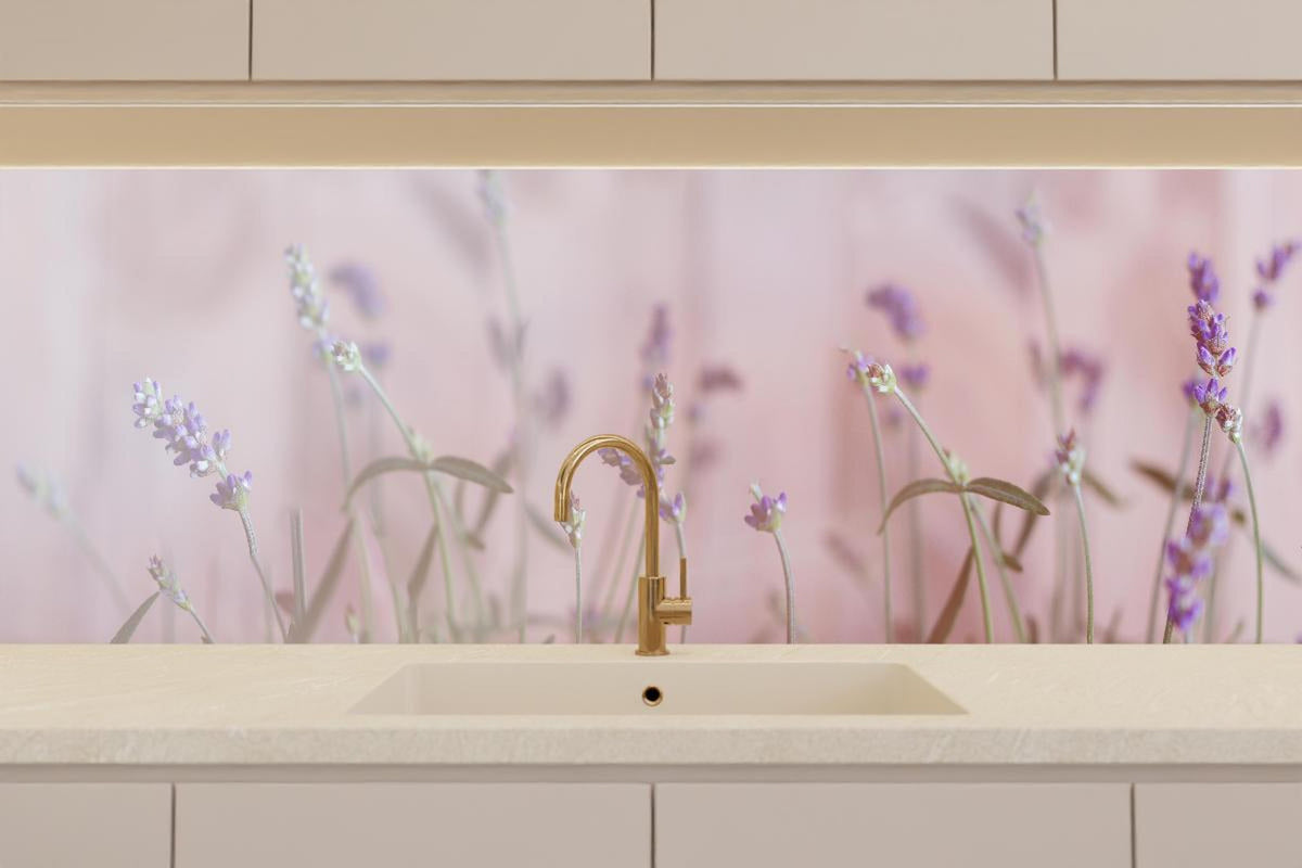 Küchenrückwand - Lavendel