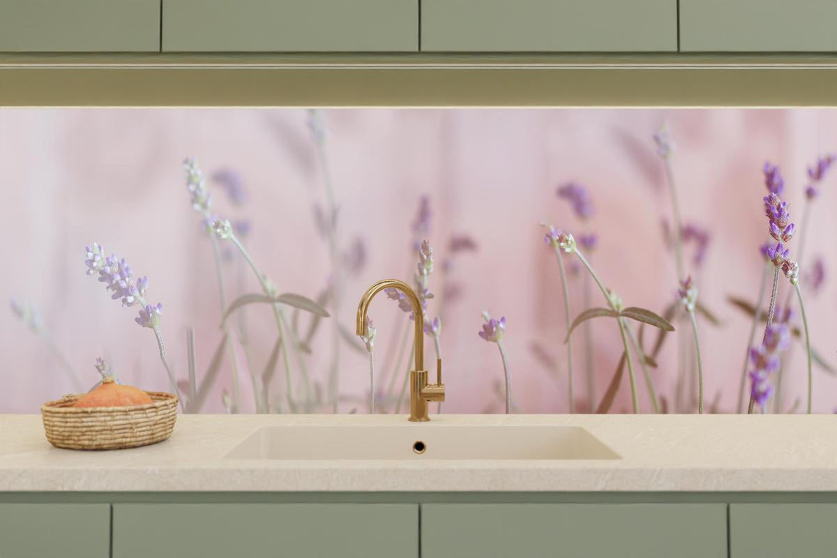 Küchenrückwand - Lavendel
