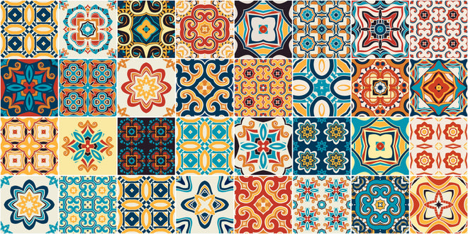 Küchenrückwand - Moderne Mosaikmuster