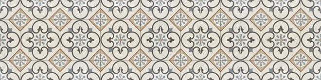 Küchenrückwand - Nahtlose beige graue Fliesen