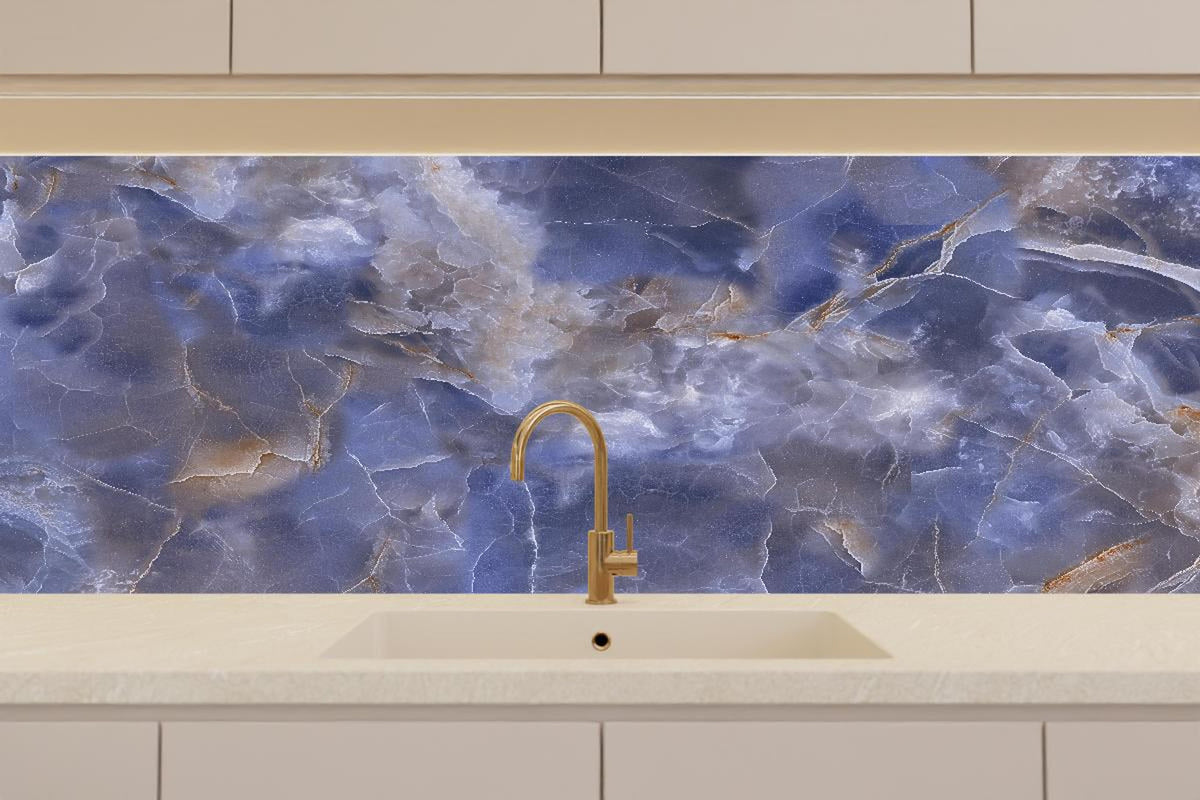 Küchenrückwand - Natürlicher Onyx-Marmor