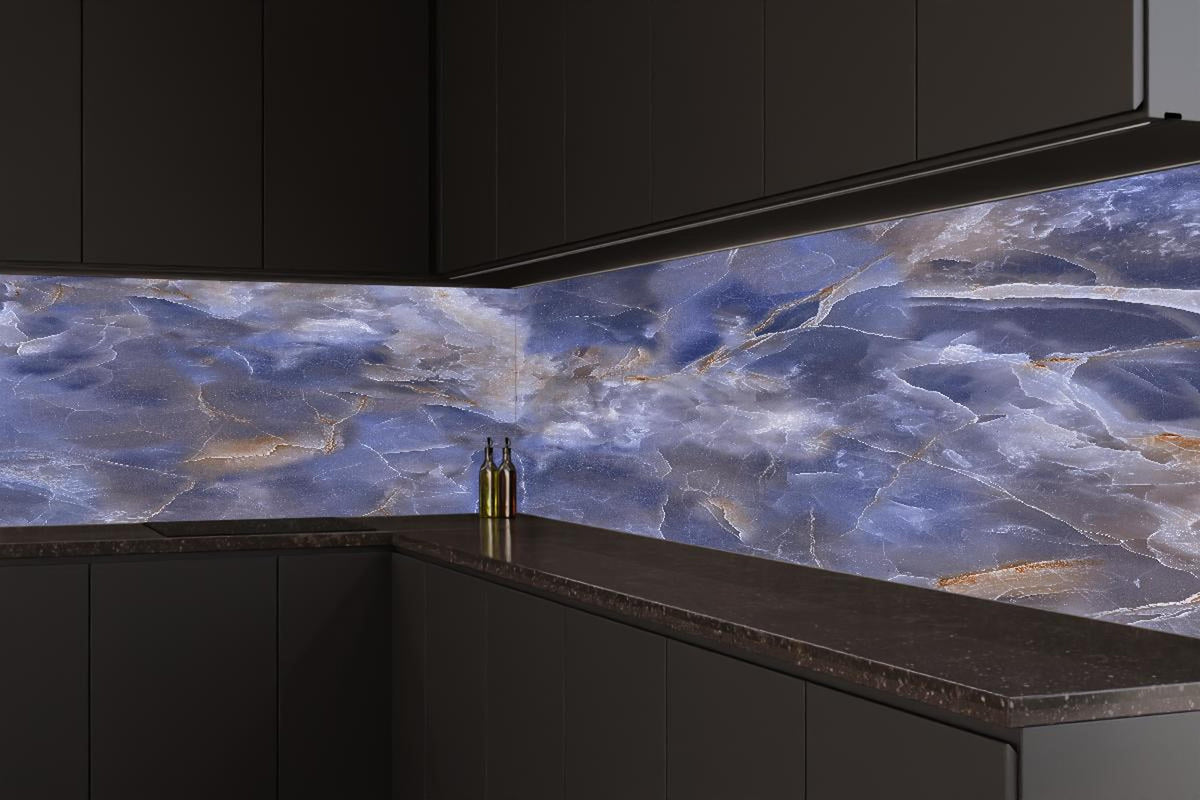 Küchenrückwand - Natürlicher Onyx-Marmor