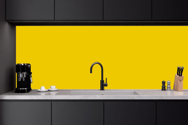 Küchenrückwand - RAL 1021 (Rapsgelb)