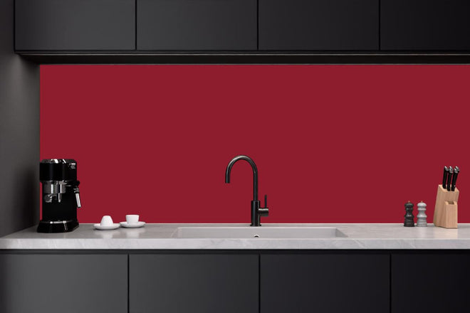 Küchenrückwand - RAL 3003 (Rubinrot)