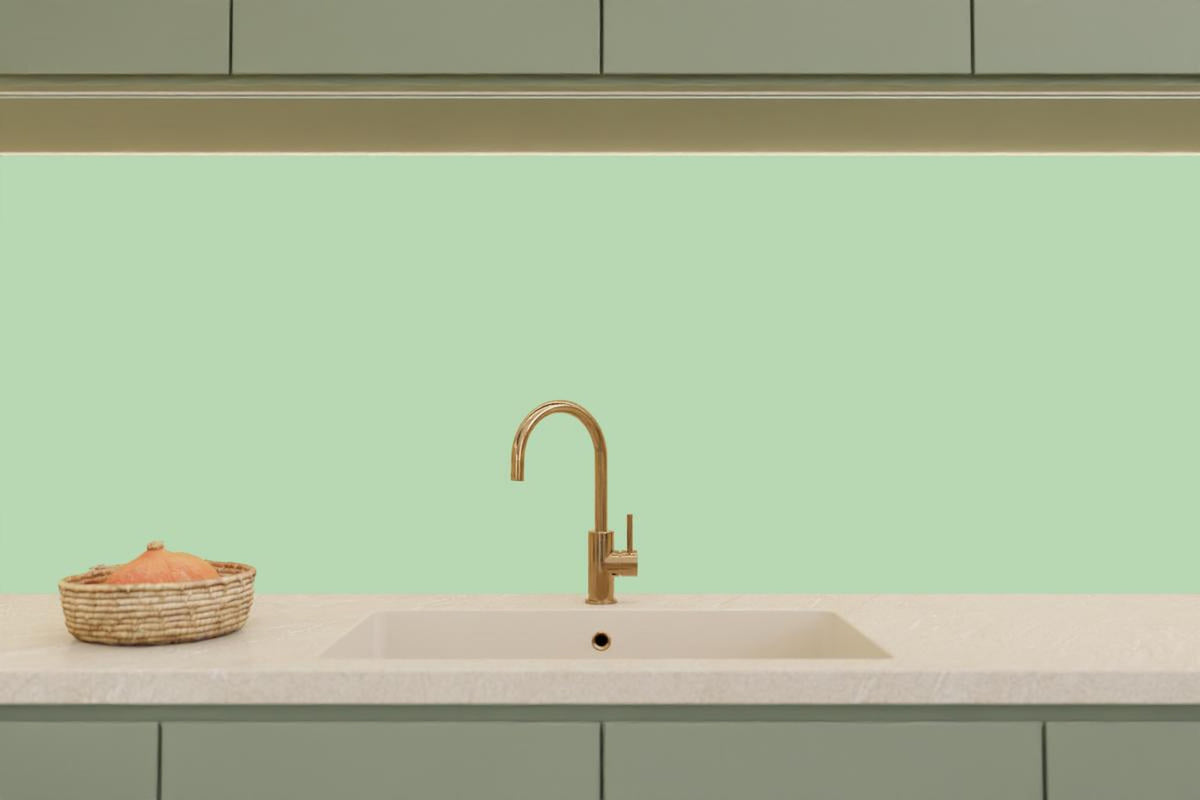 Küchenrückwand - RAL 6019 (pastellgrün)