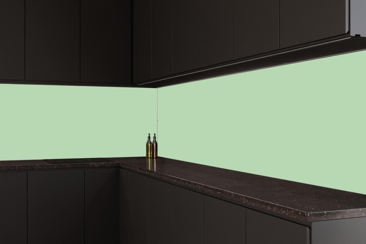 Küchenrückwand - RAL 6019 (pastellgrün)