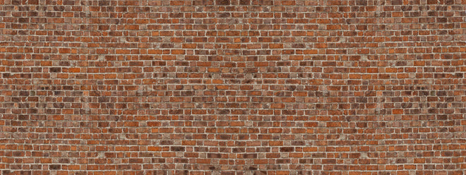 Küchenrückwand - Rote Vintage Ziegel Mauerwerk