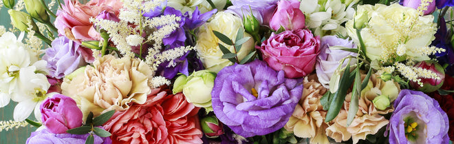 Küchenrückwand - Schöner Blumenstrauß