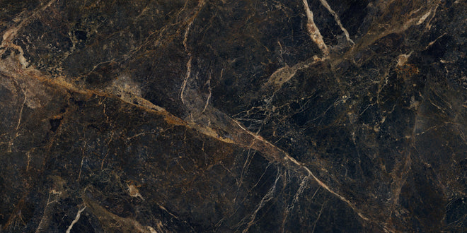 Küchenrückwand - Schwarze edle Marmortextur