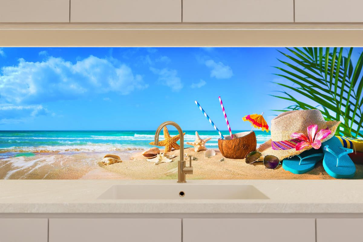 Küchenrückwand - Strandaccesoires
