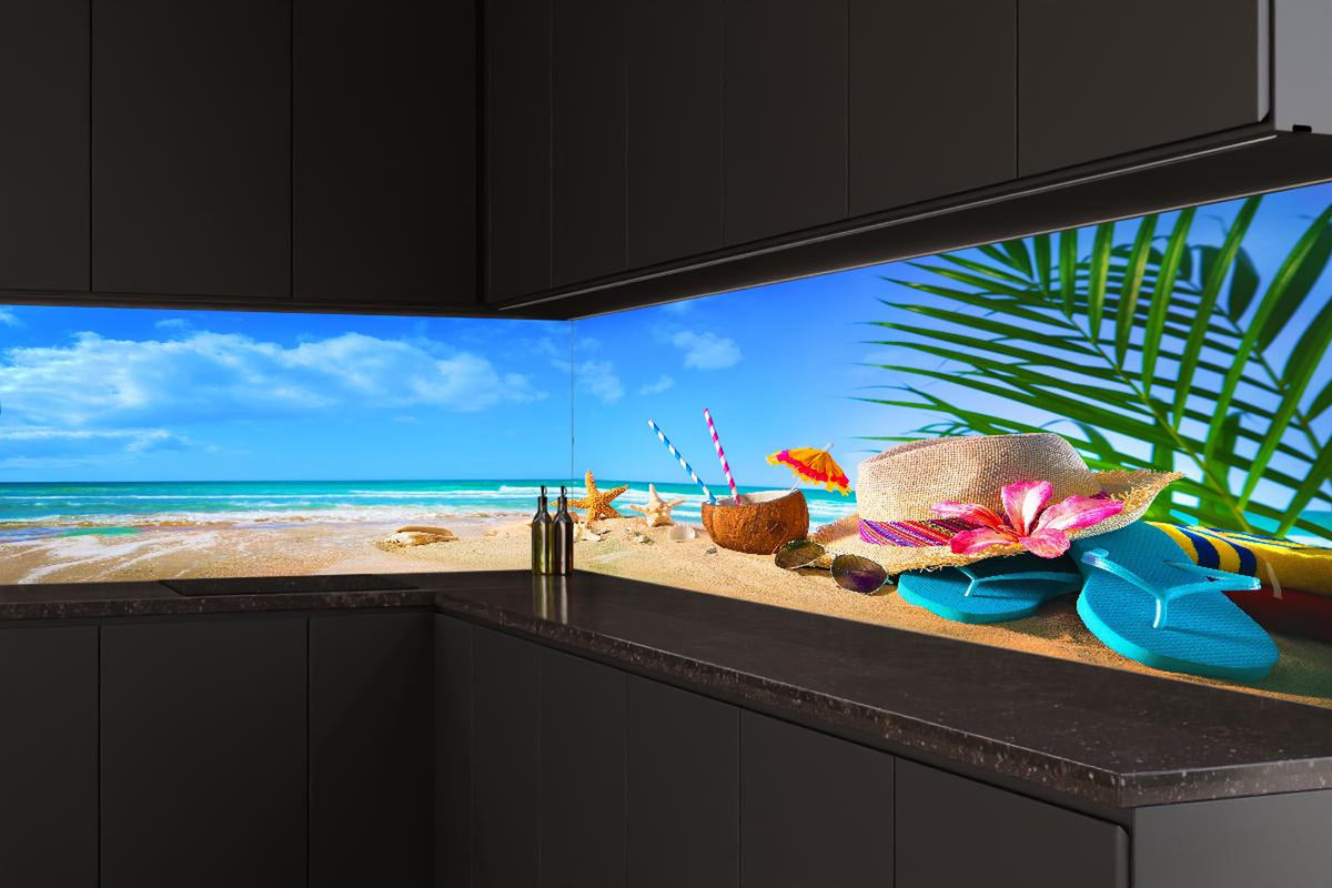 Küchenrückwand - Strandaccesoires
