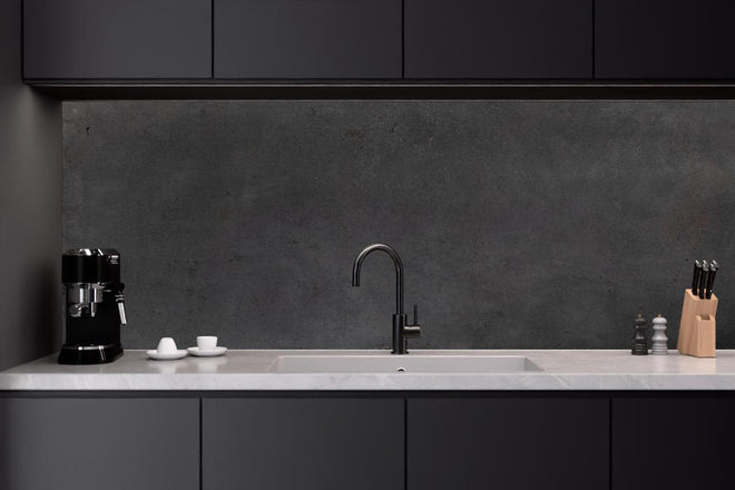 Küchenrückwand - Textur von poliertem Beton