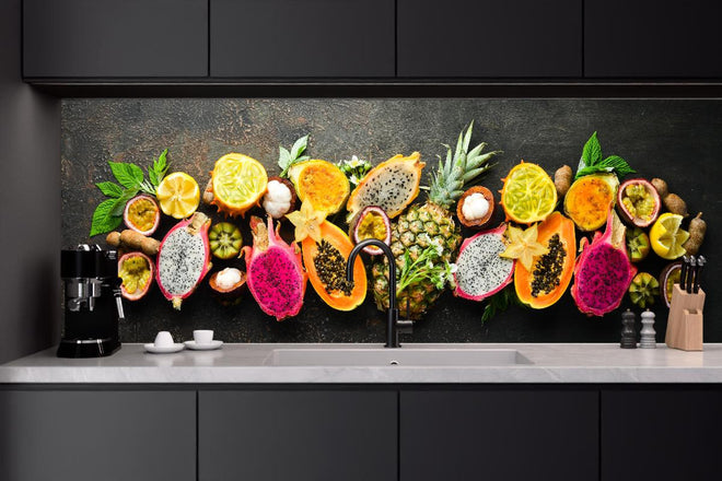Küchenrückwand - Tropische Früchte